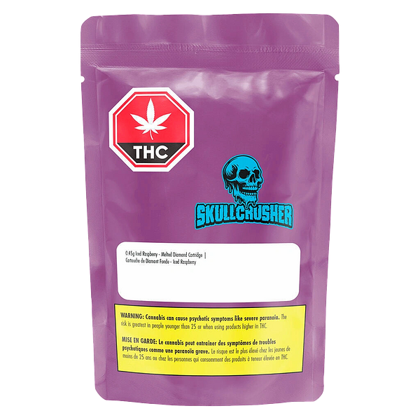 Skullcrusher 70's by RAD - Iced Raspberry - Melted Diamond 510 Thread Cartridge