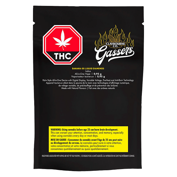 Claybourne - Gassers Banana Og Liquid Diamonds AIO