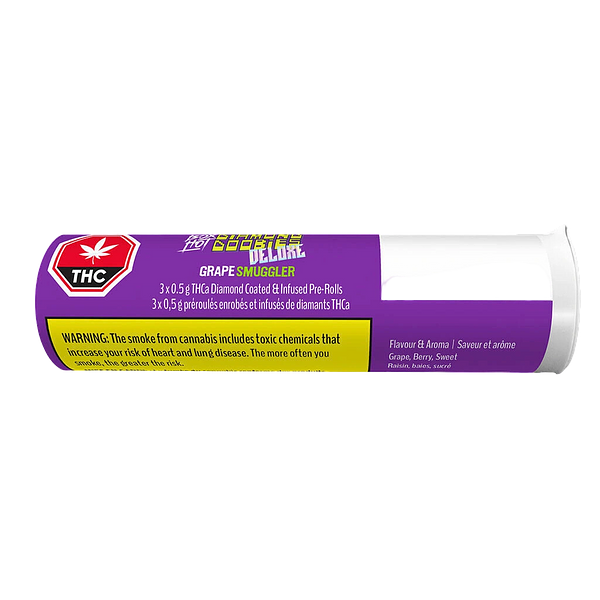 BOXHOT - Diamond Doobies Deluxe - Grape Smuggler Infused Pre Roll