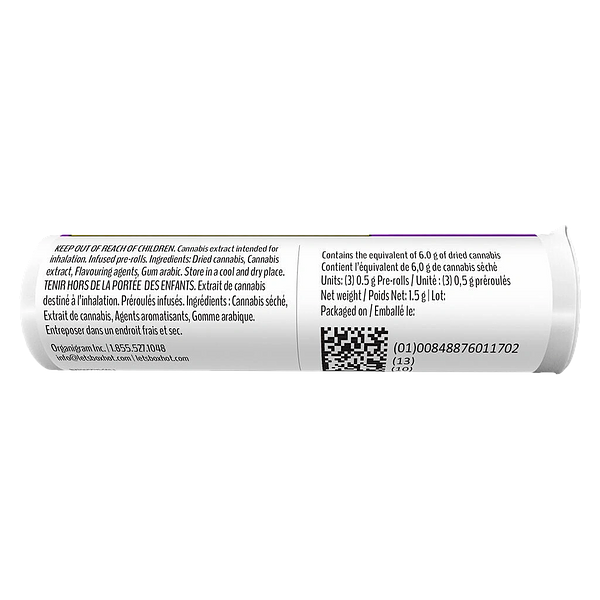 BOXHOT - Diamond Doobies Deluxe - Grape Smuggler Infused Pre Roll