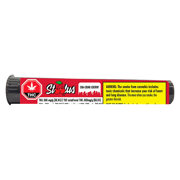 Status - Cha-Ching Cherry Liquid Diamond Infused Kief Coated Blunt
