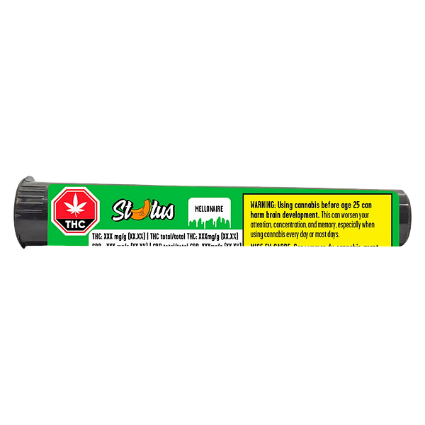 Status - Mellonaire Liquid Diamond Infused Kief Coated Blunt