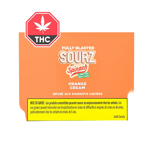 SOURZ by Spinach - Fully Blasted Orange Cream Gummies Limited Edition
