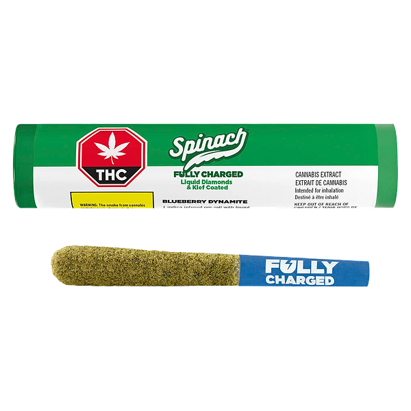Spinach - Fully Charged Blueberry Dynamite Infused Pre Roll