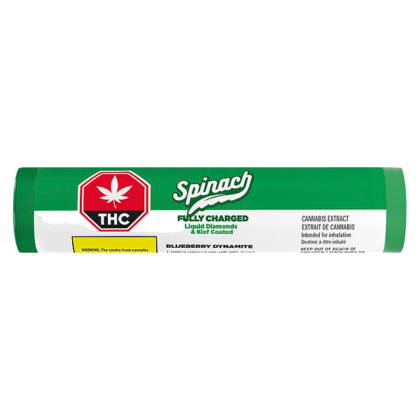 Spinach - Fully Charged Blueberry Dynamite Infused Pre Roll