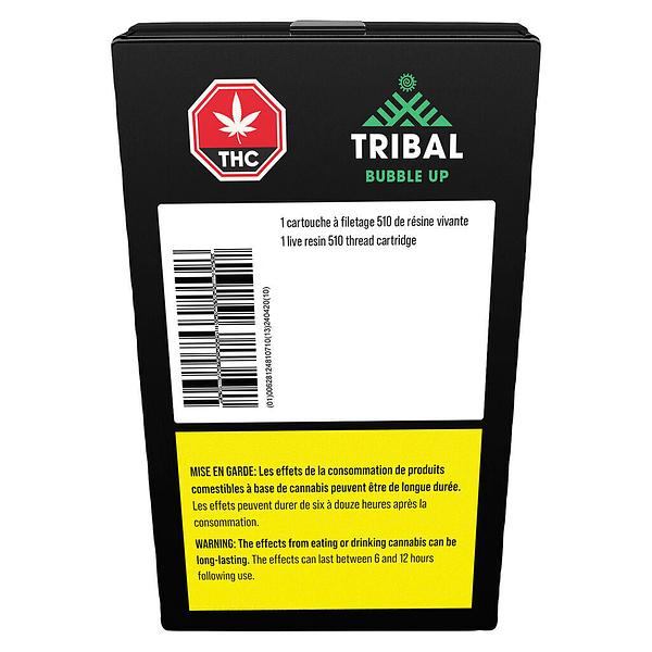 Tribal - Bubble Up Live Resin 510 Thread Cartridge image 2