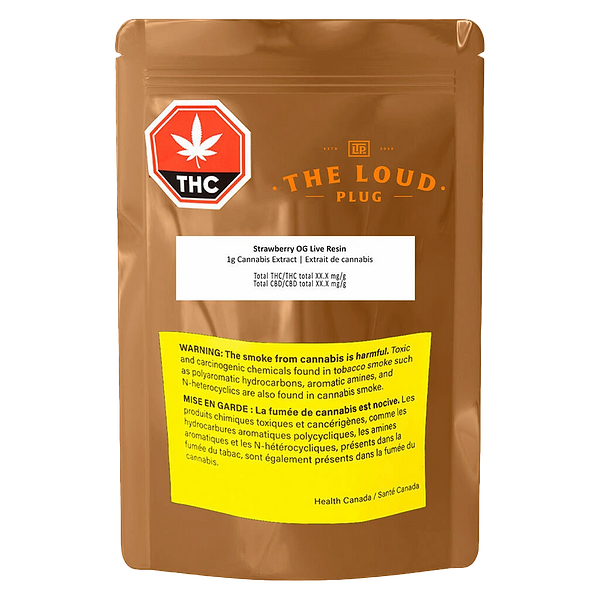 The Loud Plug - Strawberry Og Live Resin