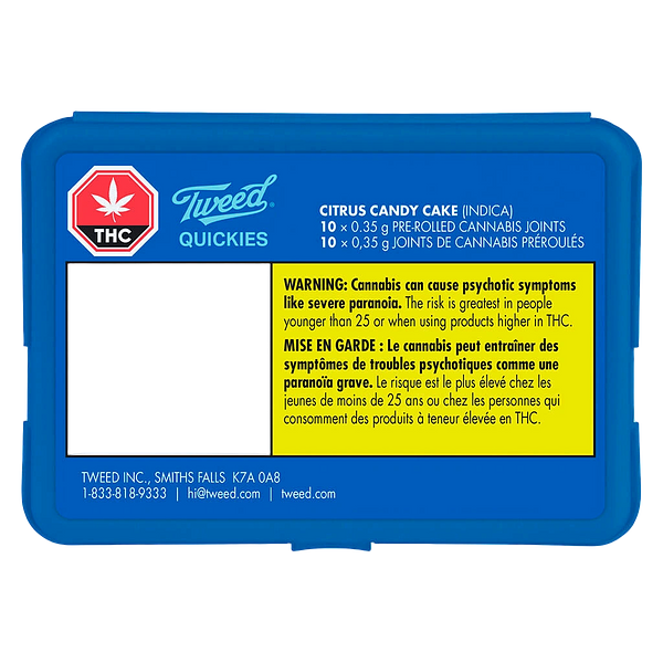 Tweed - Quickies Citrus Candy Cake Pre-Roll