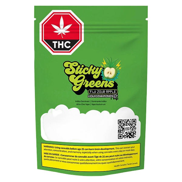 Sticky Greens - Fiji Zour Apple Dripbar All-In-One