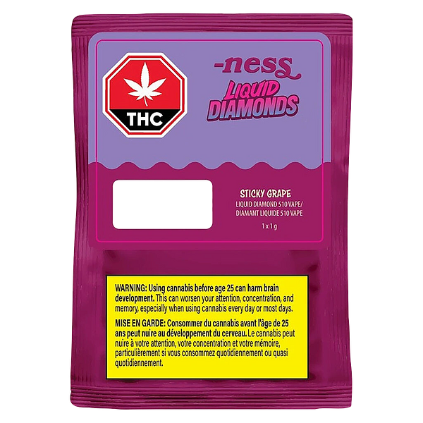 -ness - Sticky Grape 510 Thread Cartridge