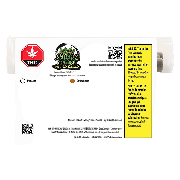 Saladz - Mixed Salad Mixed Pack Pre Roll