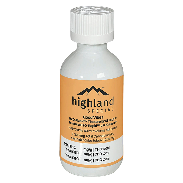 Highland Special - Good Vibes Water Soluble Terpene Enhanced Tincture by Kinloc