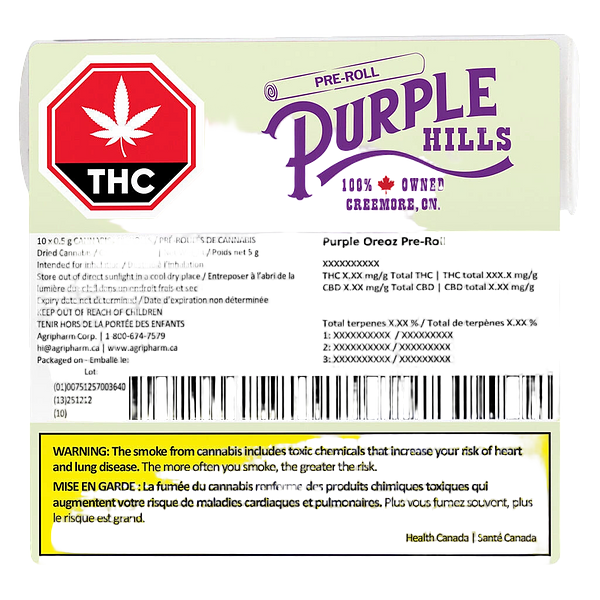 Purple Hills - Purple Oreoz Pre-Roll