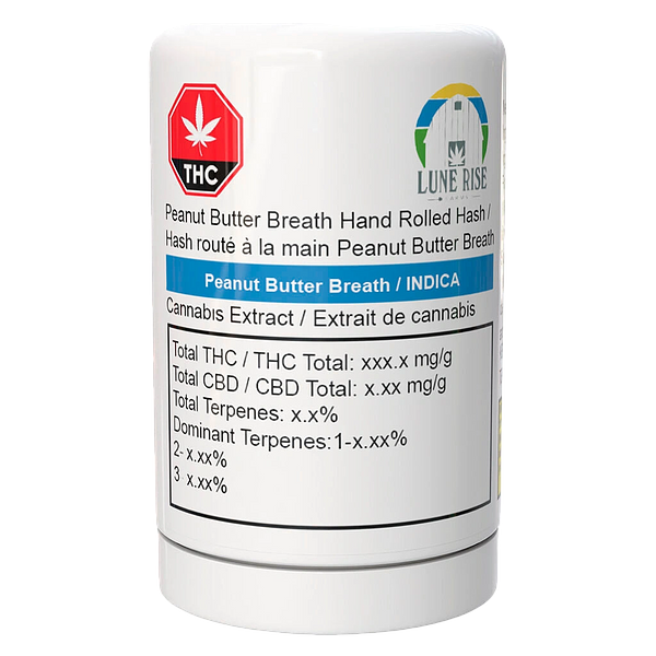 Lune Rise Farms - Peanut Butter Breath Hand-Rolled Hash