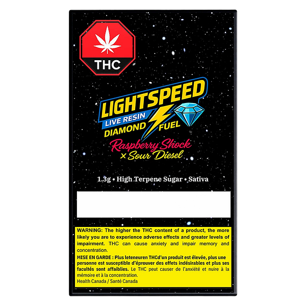 Lightspeed - Live Resin Diamond Fuel Raspberry Shock X Sour Diesel