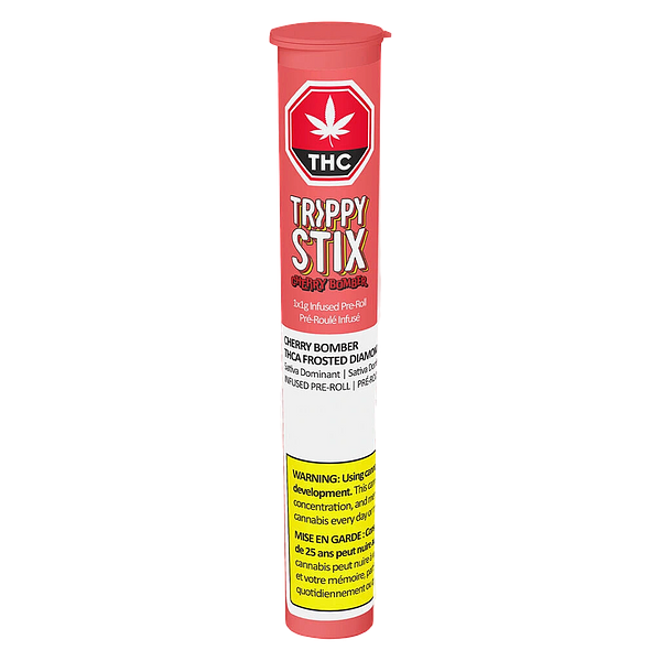 Trippy Sips - Trippy Stix Double Diamond Pre Roll - Cherry Bomber