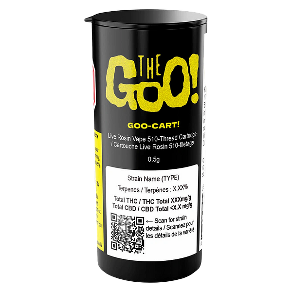 The Goo! - Goo-Cart! Live Rosin 510 Thread Cartridge
