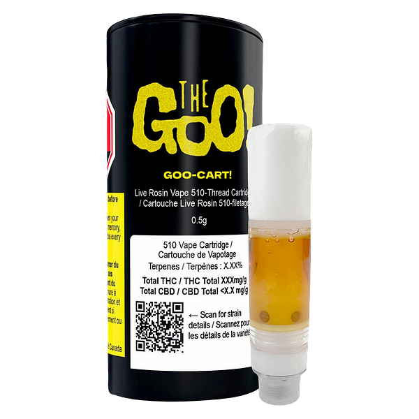 The Goo! - Goo-Cart! Live Rosin 510 Thread Cartridge