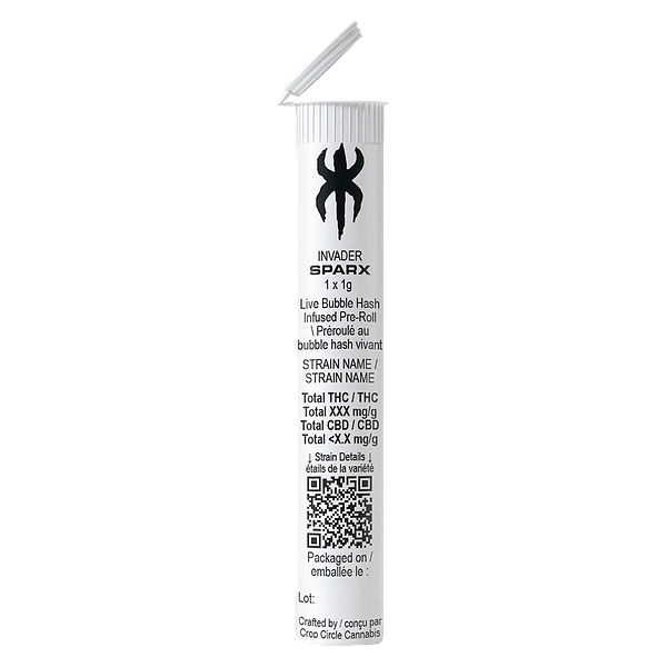 INVADER - Sparx - Live Bubble Hash Infused Pre Roll