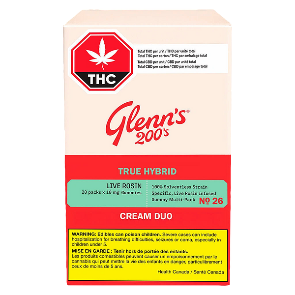 Glenn's - No.26 Glenn's 200's True Hybrid Rosin - Strawberry Cream