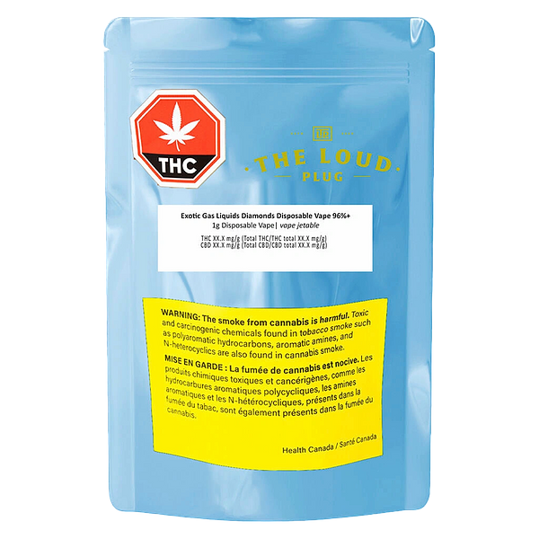 The Loud Plug - Exotic Gas Liquid Diamonds Disposable Vape 96+