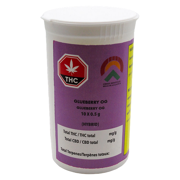Green Mountain Cannabis - Glueberry Og Pre Roll