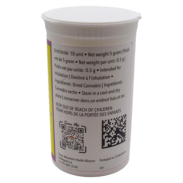 Green Mountain Cannabis - Glueberry Og Pre Roll