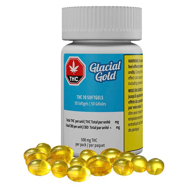 Glacial Gold - Thc 10 Softgels
