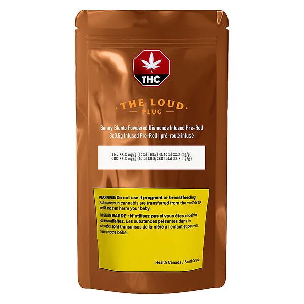 The Loud Plug - Benny Blunto Powdered Diamonds Infused Pre Roll image 2