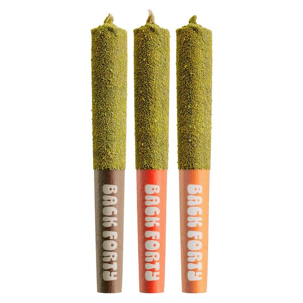 Back Forty - Kief Coated Taster Pack Infused Pre Roll image 1