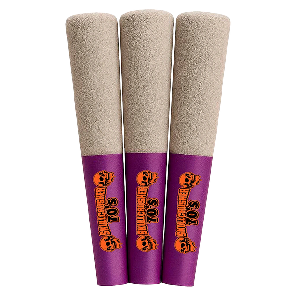 Skullcrusher 70's by RAD - Grape - Quad Diamond Infused Pre Roll