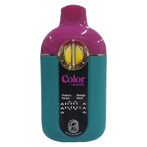 Color Cannabis - Pedro’s Sweet + Mango Haze Live Resin Dual AIO Vape