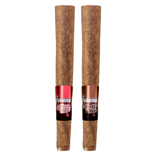 Sticky Greens - Black Cherry Glto + Velvet Noir Infused Blunt Combo Pack