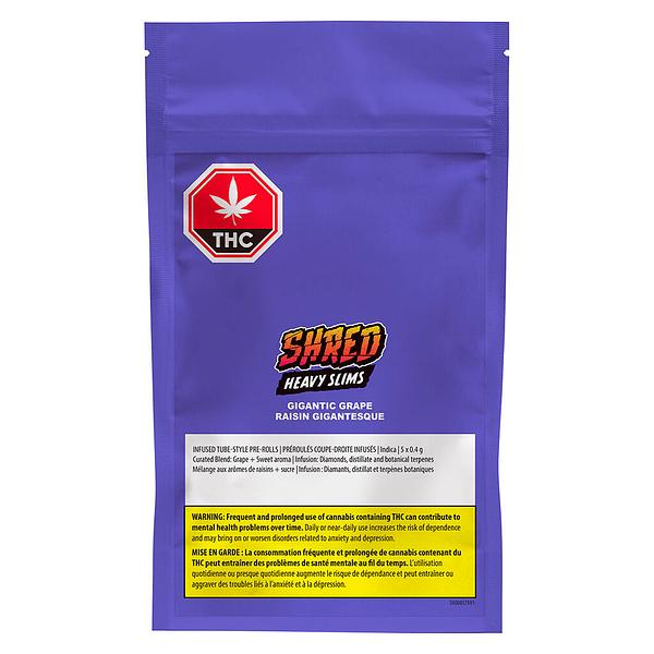SHRED - Gigantic Grape Heavy Slims Infused Pre Roll image 2