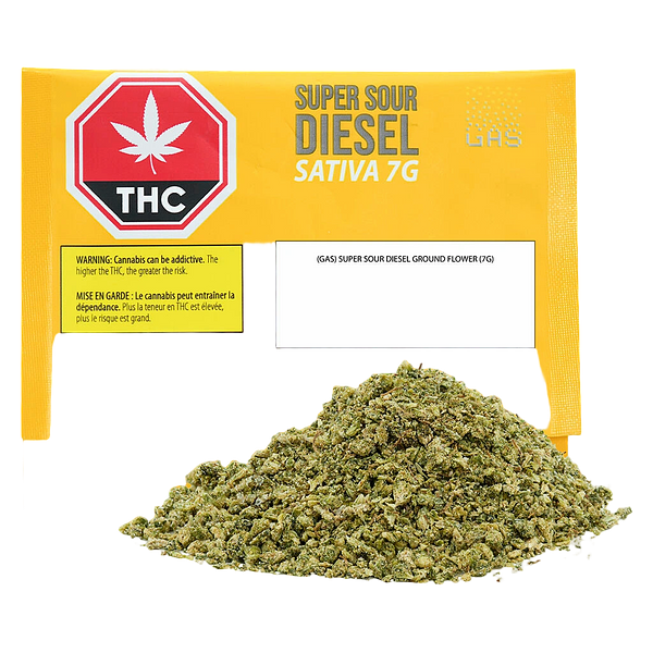 (GAS) - Super Sour Diesel Ground Flower