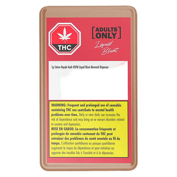 Adults Only - Crème Royale Kush Nsfw Liquid Blunt Diamond Dispenser