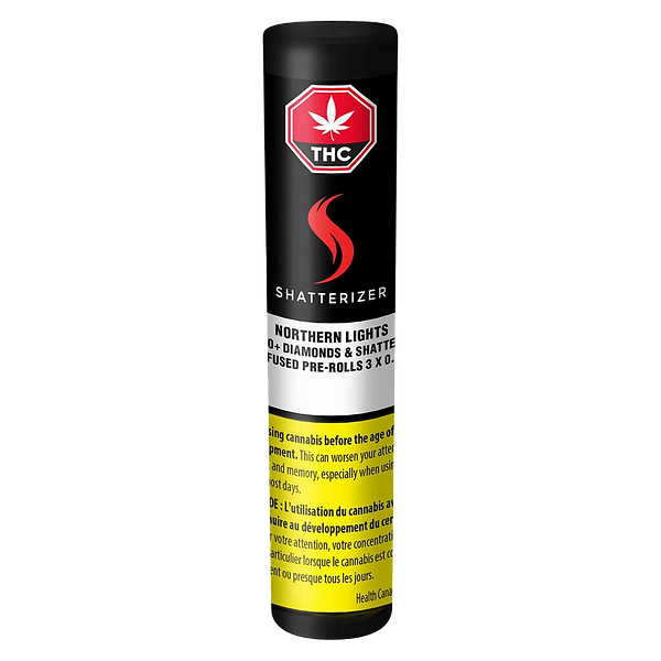 SHATTERIZER - Northern Lights 60+ Diamonds & Shatter Infused Pre Roll