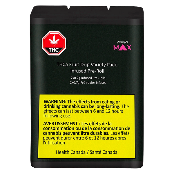 Weed Me Max - Thca Fruit Drip Variety Pack Infused Pre Roll