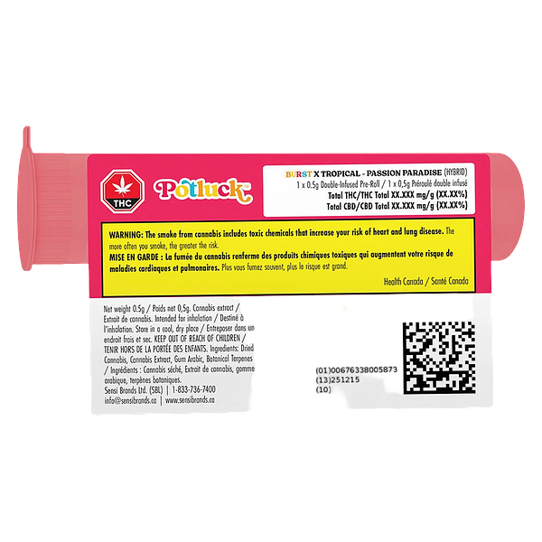 Potluck - Passion Paradise Infused Pre Roll