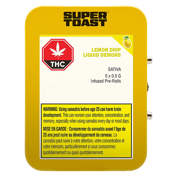 Super Toast - Lemon Drip Liquid Demons Infused Pre Roll