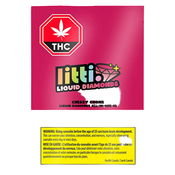 LITTI. - Cherry Chonk Liquid Diamonds All In One Vape