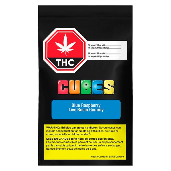 Cubes - Blue Raspberry Live Rosin Gummy