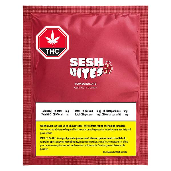 Sesh Bites - Pomegranate 4:1 (CBD:THC)