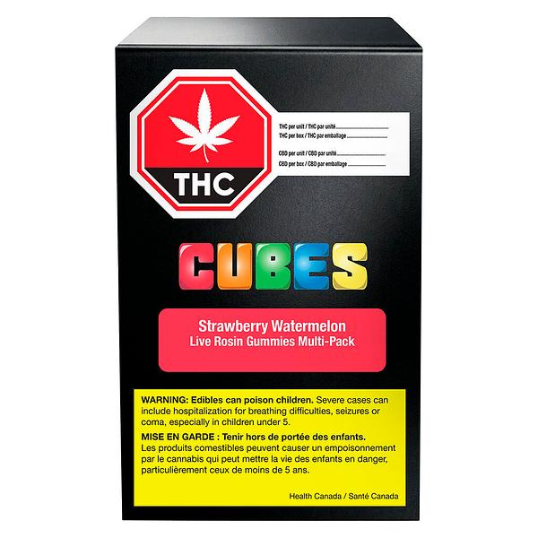 Cubes - Strawberry Watermelon Live Rosin Gummies Multipack