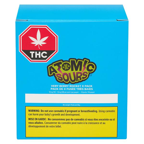 XMG Atomic Sours  - Very Berry Rocket Gummies X Pack
