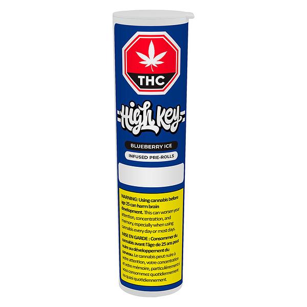 High Key - Blueberry Ice Triple Infused Pre-Roll