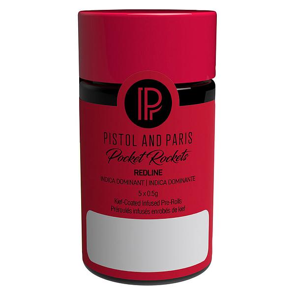 Pistol and Paris - Pocket Rockets Redline Infused Pre Roll