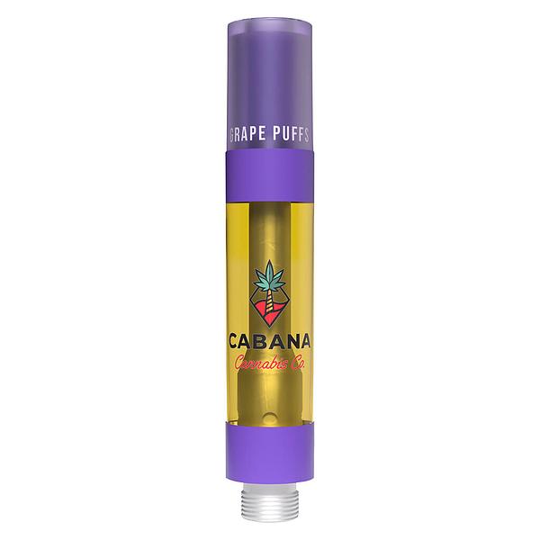 Cabana Cannabis Co. - Grape Puffs Liquid Diamond Vape 510 Thread Cartridge