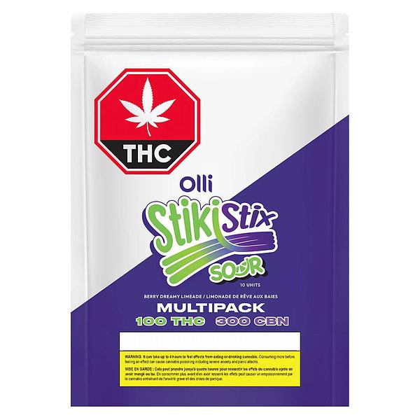 Olli StikiStix - 300 Cbn 100 THC Multipack Sour Berry Dreamy Limeade