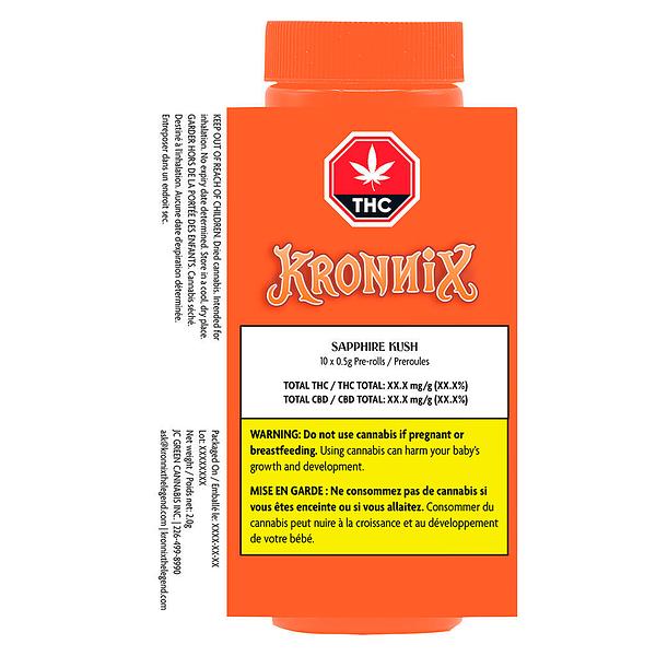 Kronnix - Sapphire Kush Pre-Rolls